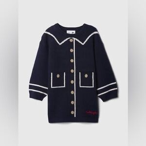 GAP Baby Toddler Girl Paddington CashSoft Sweater Dress tunic navy blue 3T